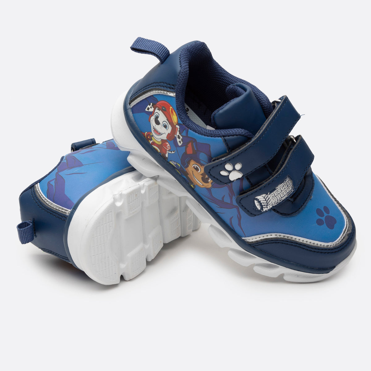 Zapatillas Con Luces Niño Chase y Marshal Azul Paw Patrol - Zapatillas Chile | The Brands Club cl