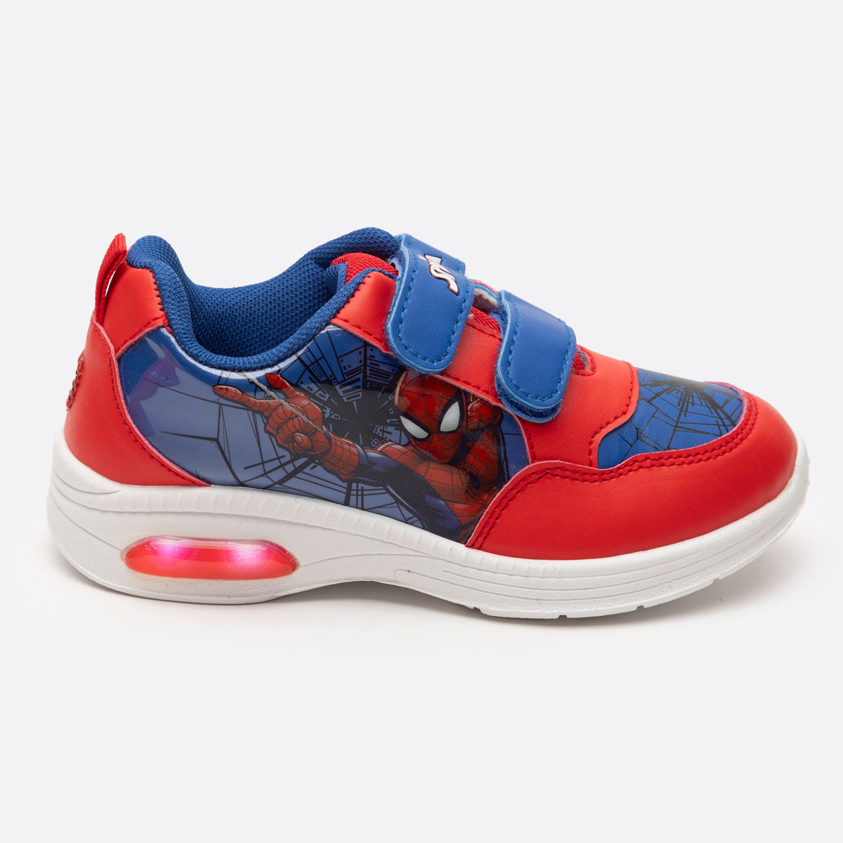 Zapatillas Con Luces Niño Telaraña Spiderman Azul Marvel - Zapatillas Chile | The Brands Club cl
