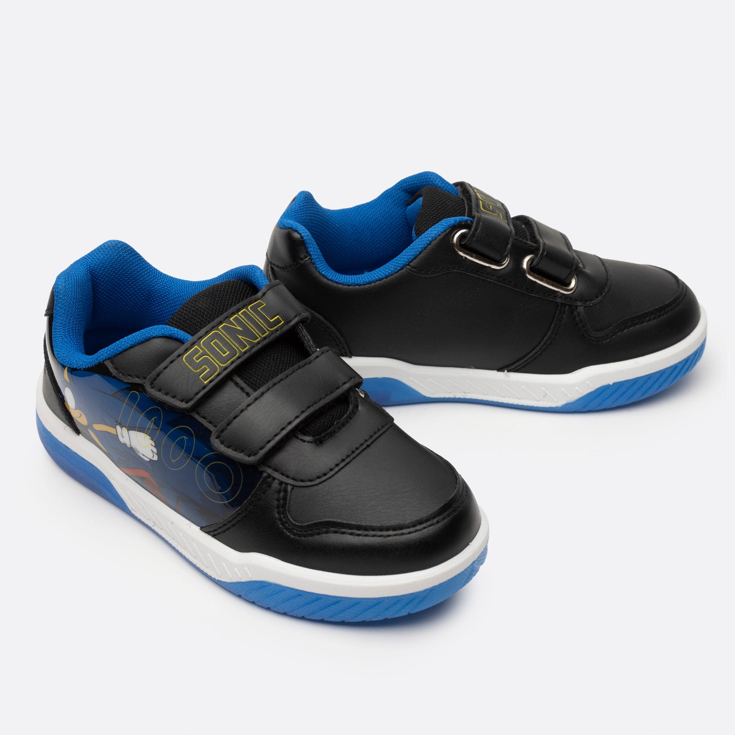 Zapatillas Con Luces Niño Corriendo Negro Sonic - Zapatillas Chile | The Brands Club cl