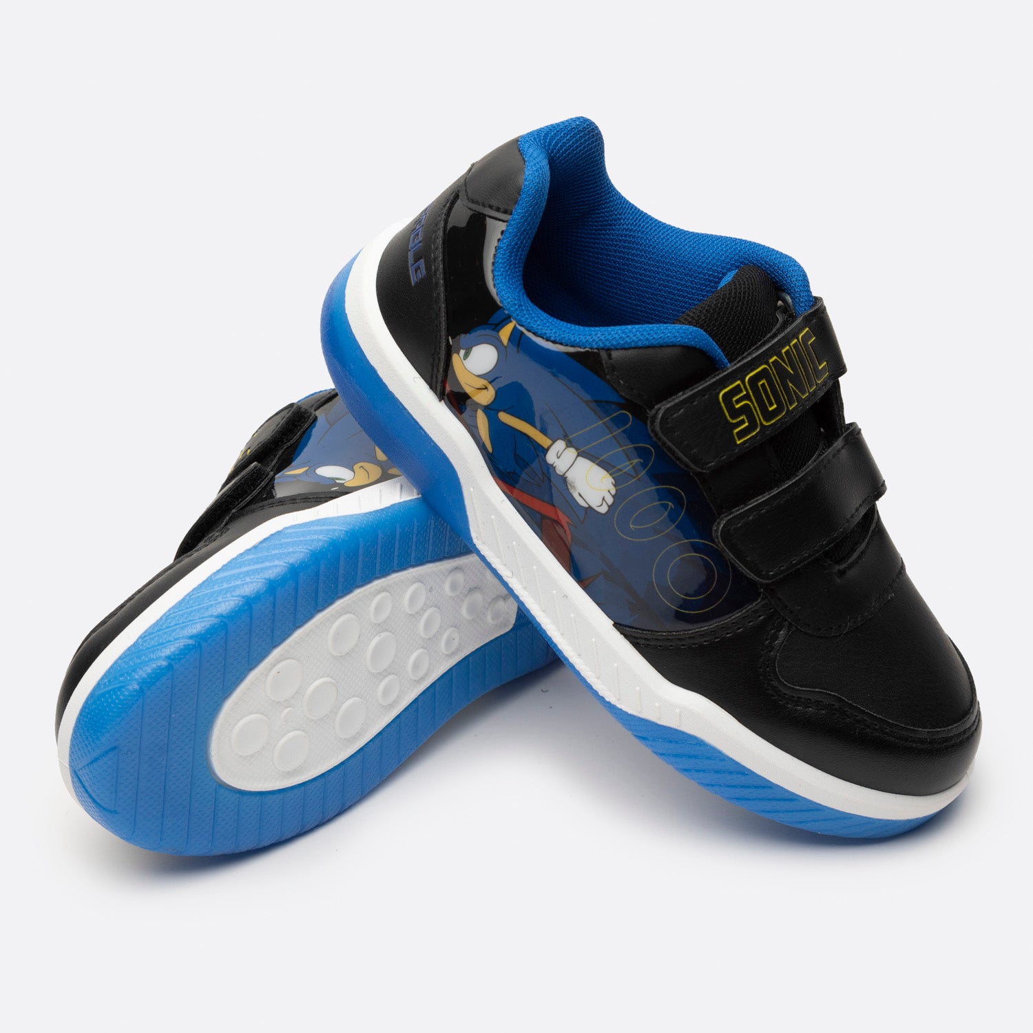 Zapatillas Con Luces Niño Corriendo Negro Sonic - Zapatillas Chile | The Brands Club cl