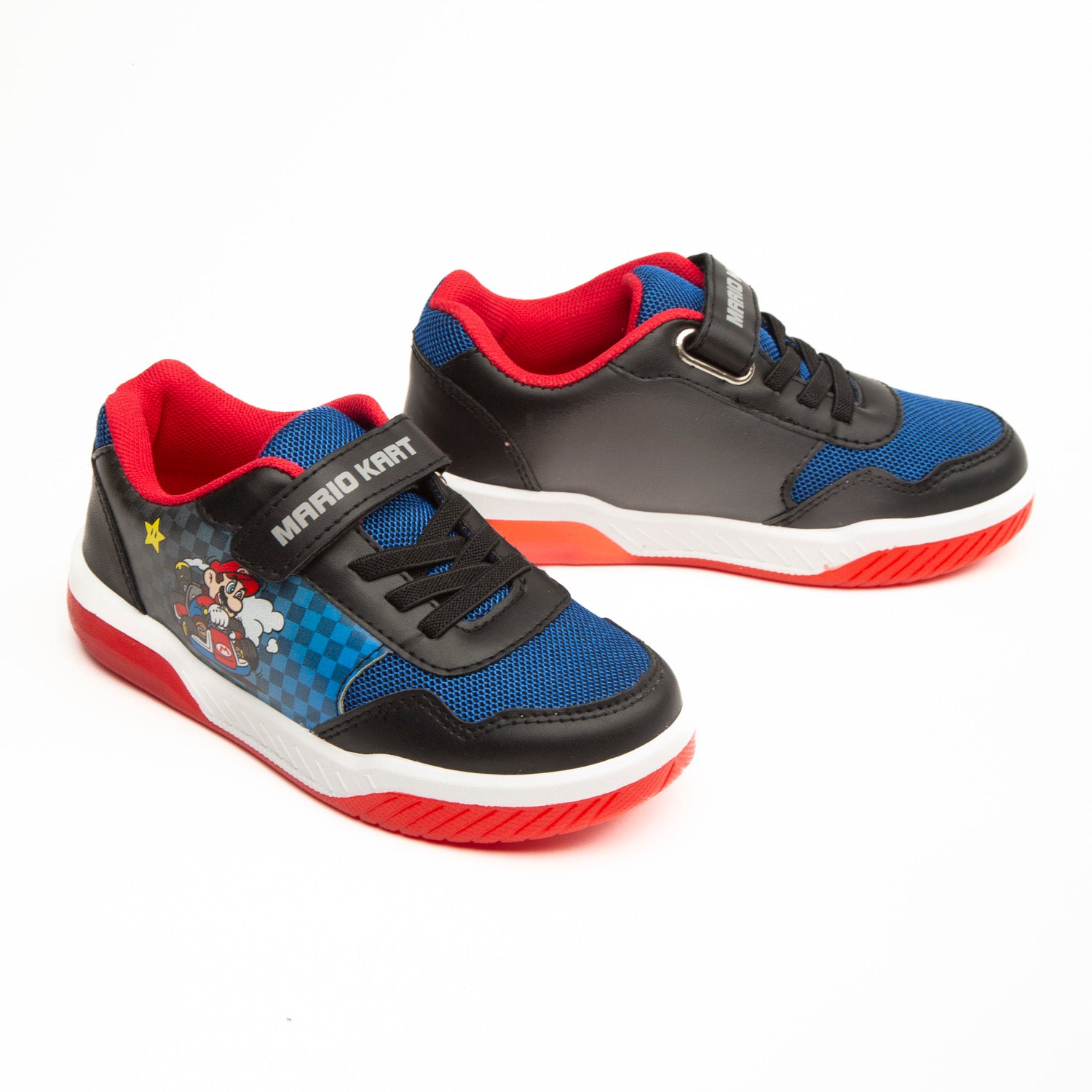 Zapatilla Con Luces Niño B2124 Mario Bross Negro Nintendo
