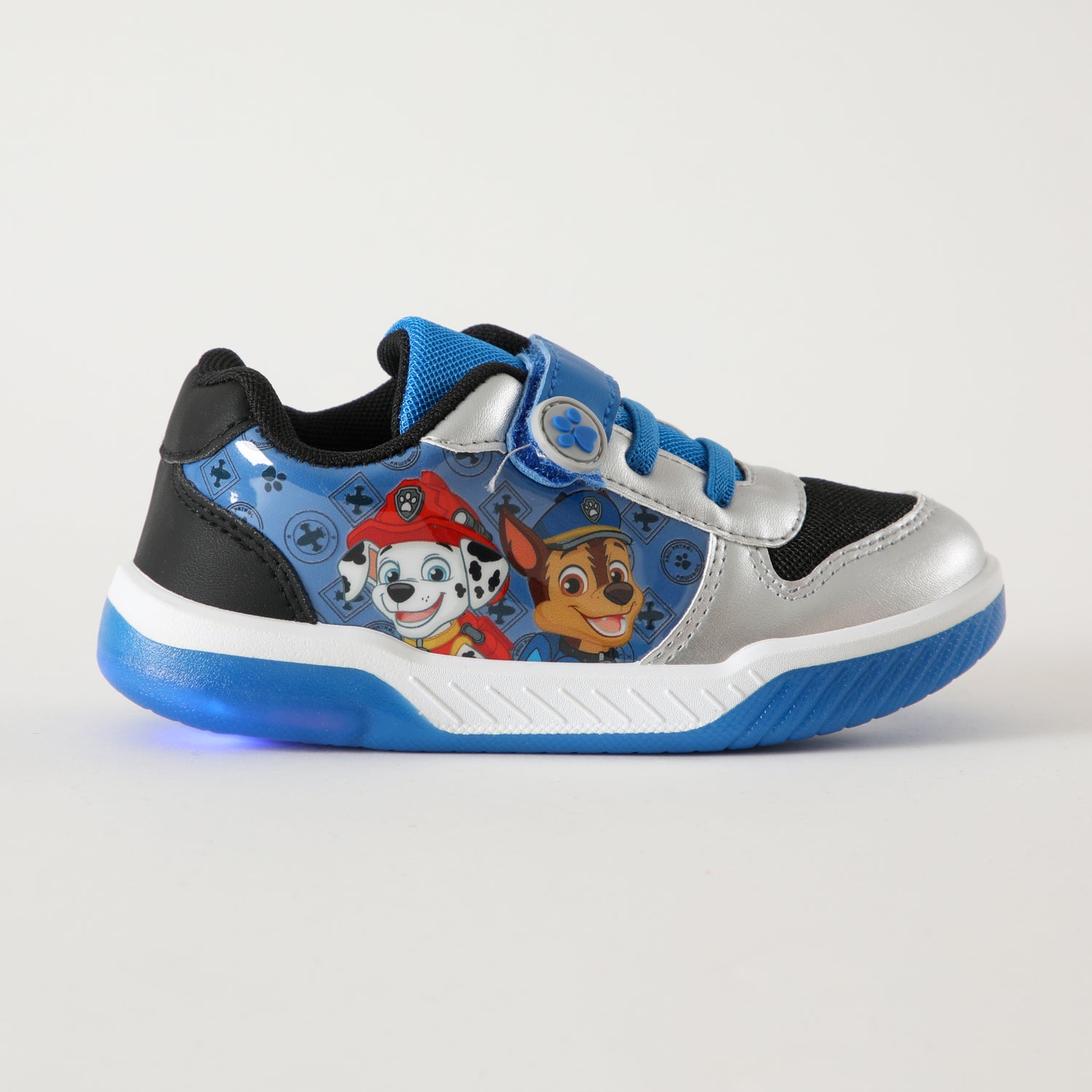 Zapatilla Con Luces Niño Amigos Azul Paw Patrol