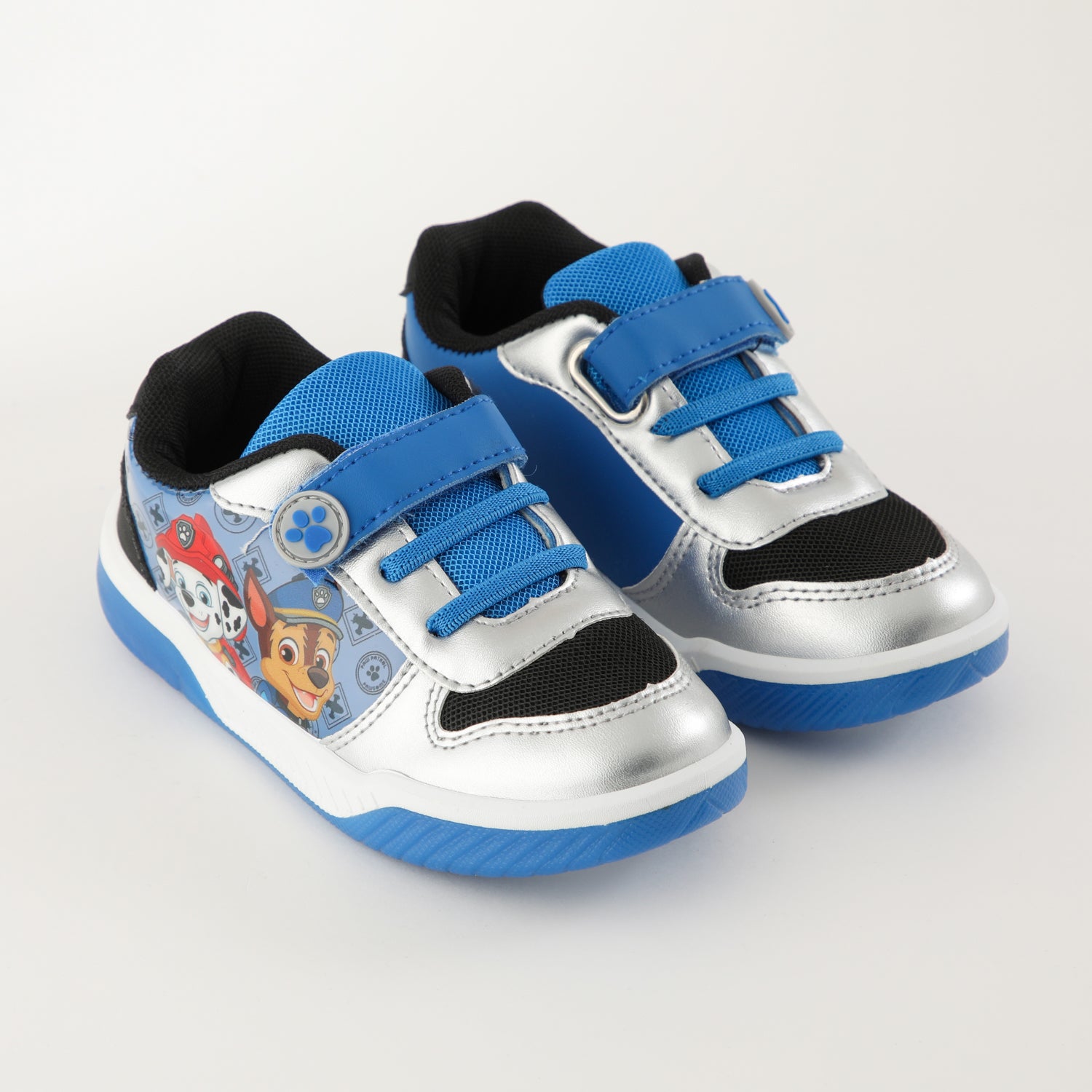 Zapatilla Con Luces Niño Amigos Azul Paw Patrol