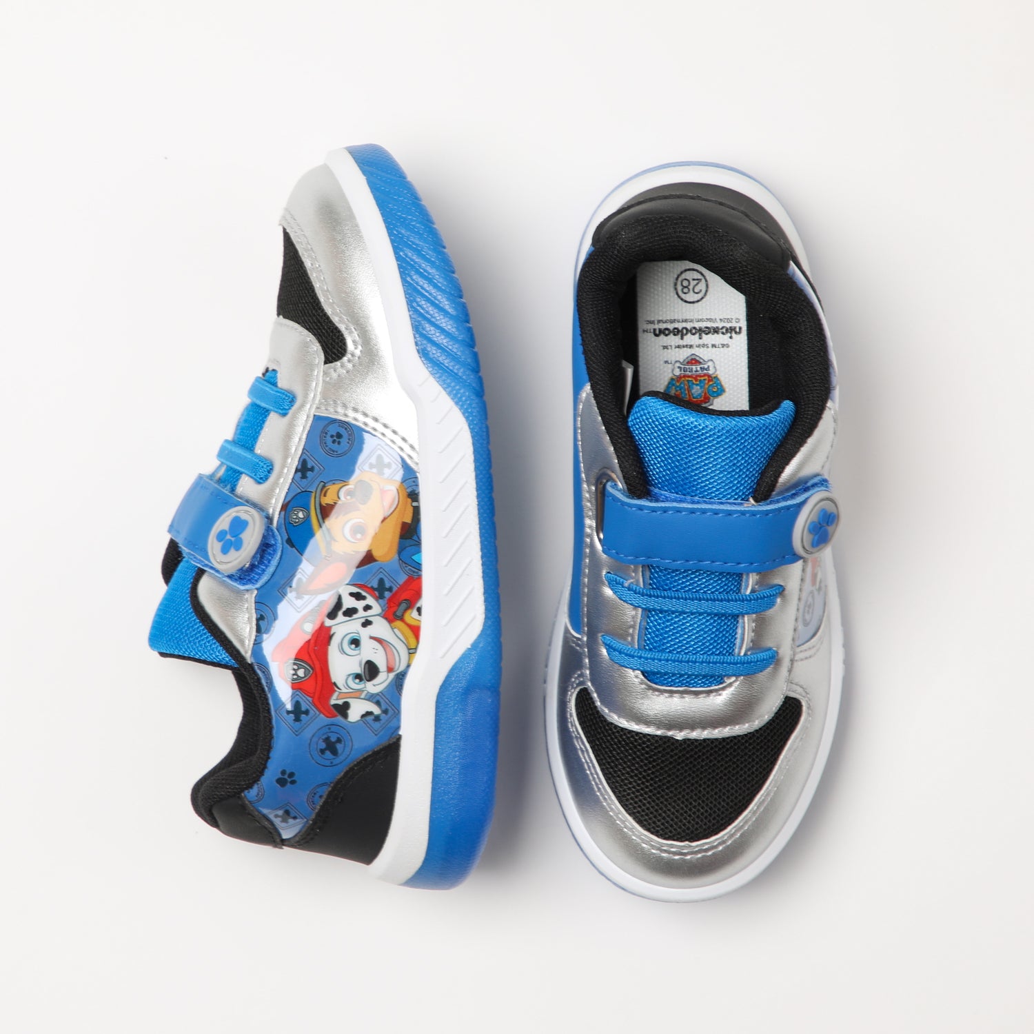 Zapatilla Con Luces Niño Amigos Azul Paw Patrol