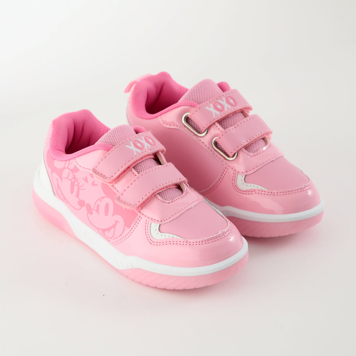 Zapatillas Con Luces Niña Love Minnie Rosado Disney