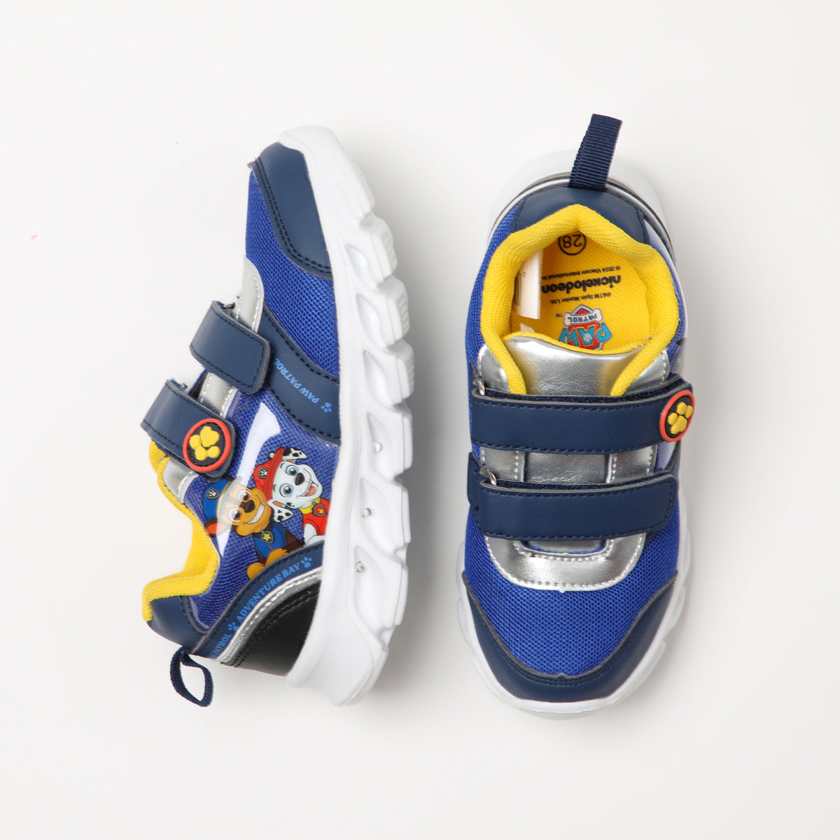 Zapatillas Con Luces Niño 2 Amigos Azul Paw Patrol