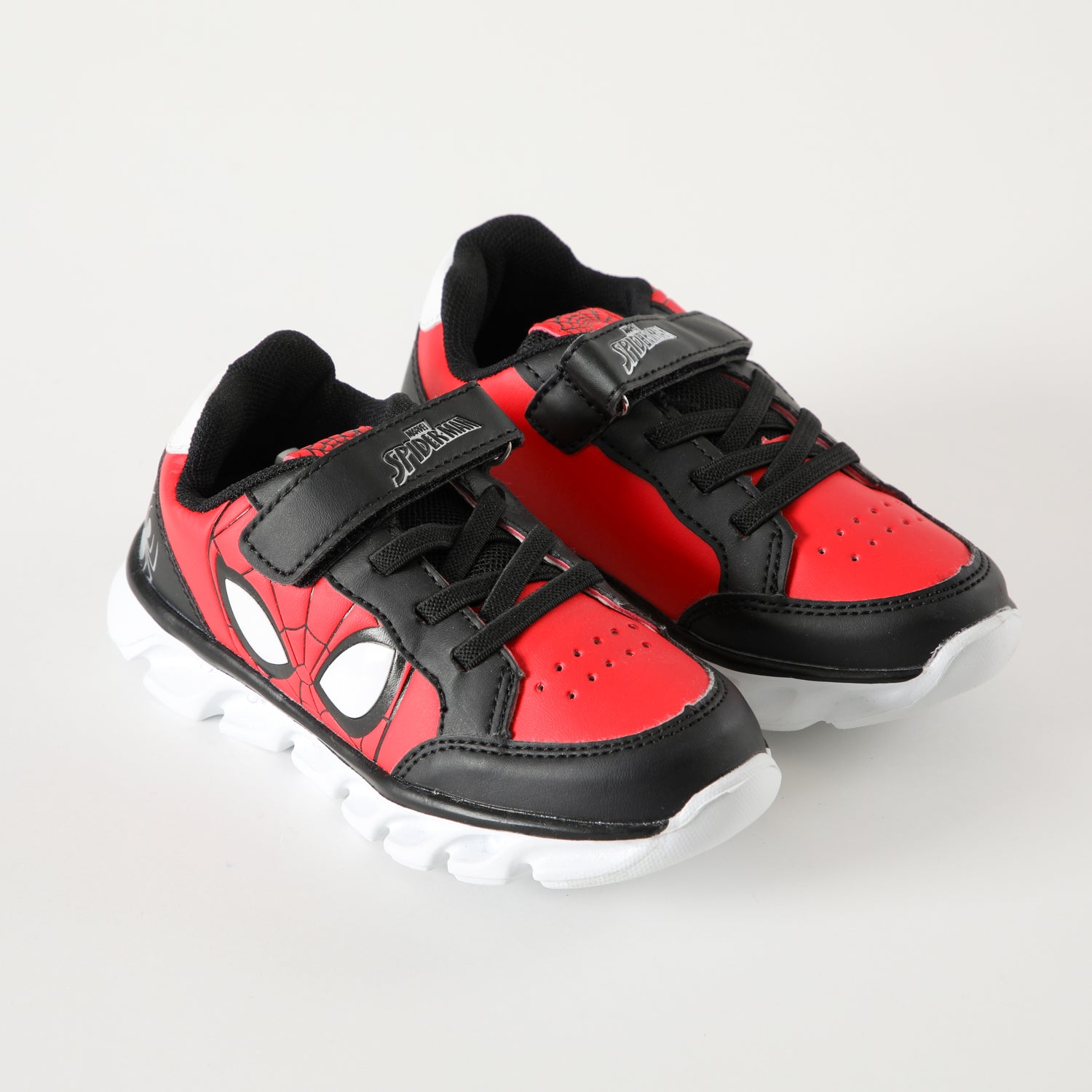 Zapatilla Con Luces Niño Personaje Spiderman Rojo Marvel