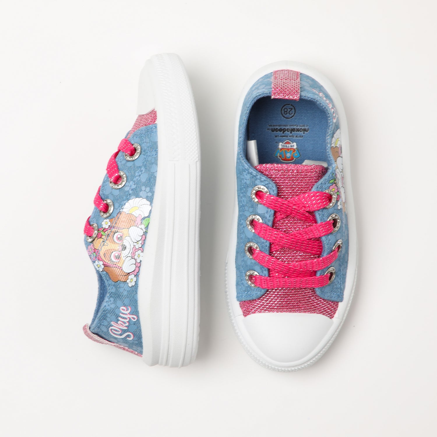Zapatilla Lona Niña Skye Celeste Paw Patrol