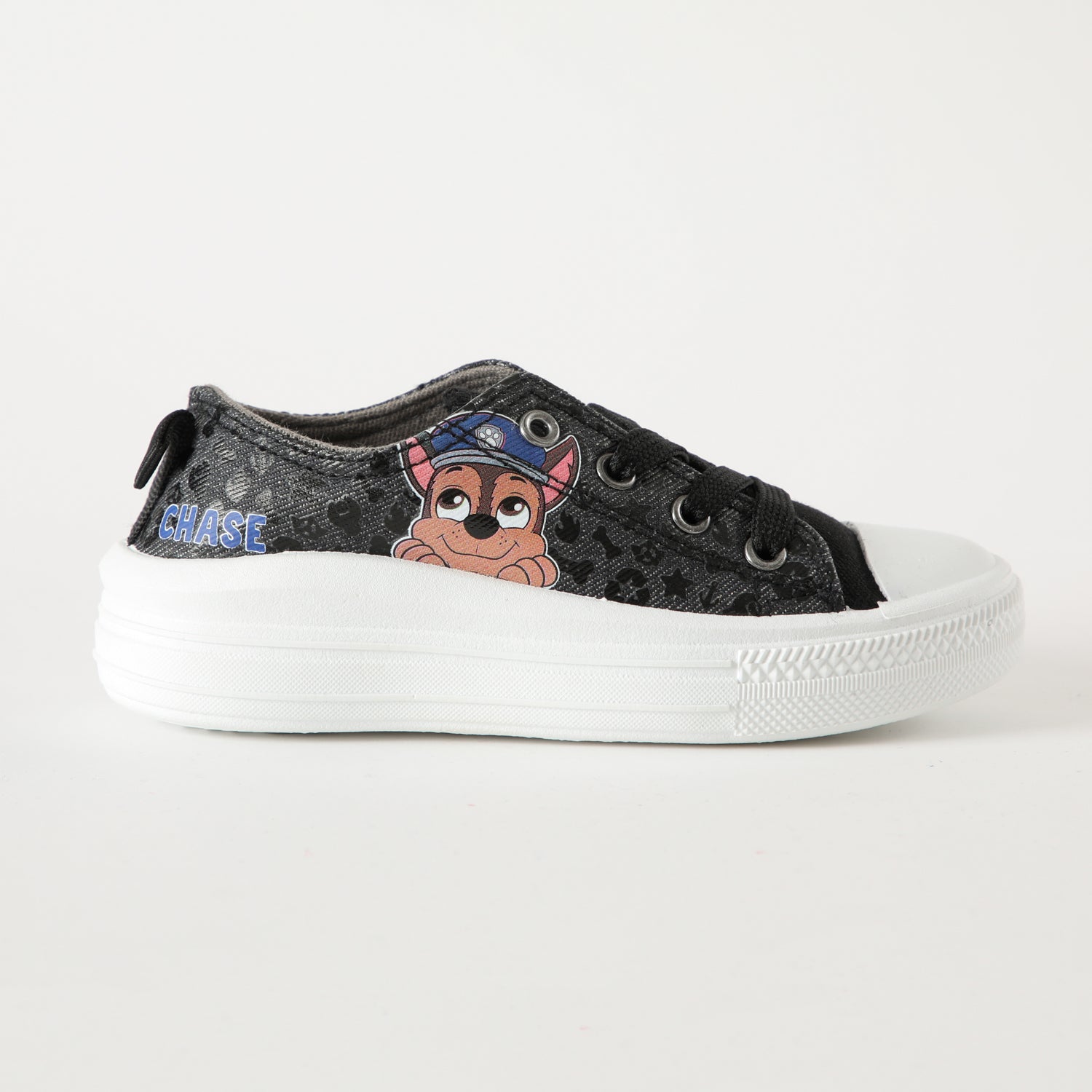 Zapatillas Lona Niño Chase Negro Paw Patrol