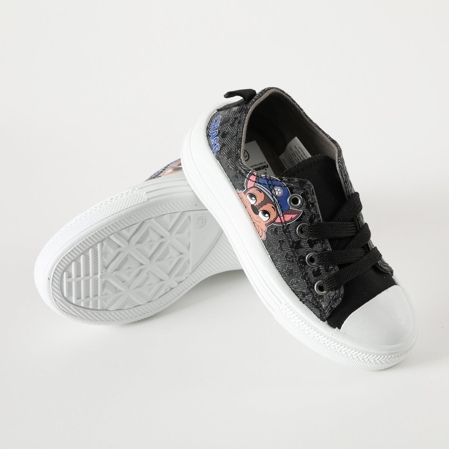 Zapatilla Lona Niño Chase Negro Paw Patrol
