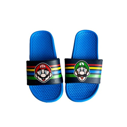 Sandalia Niño Mario Bros Azul Nintendo