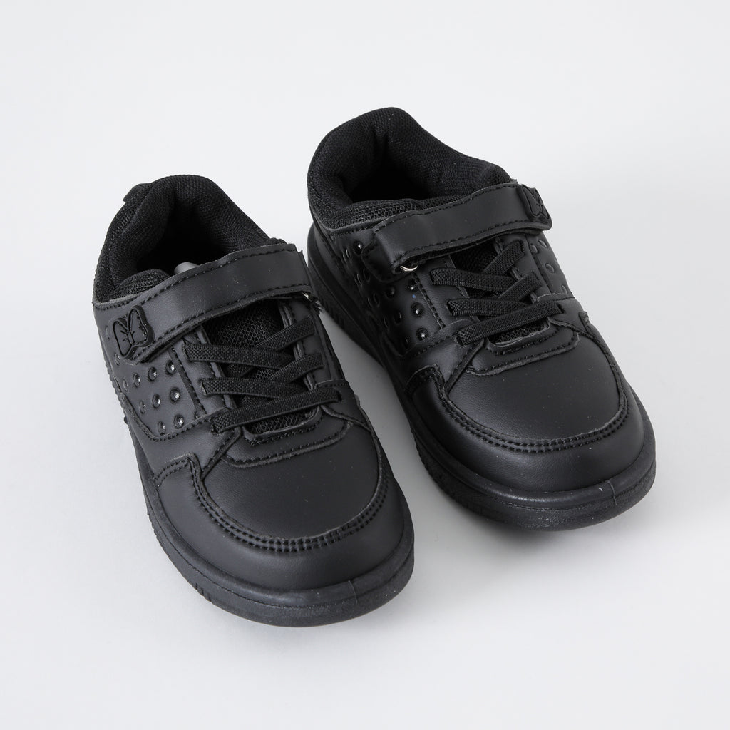 Zapatilla Escolar Niña Minnie Puntos Negro Disney