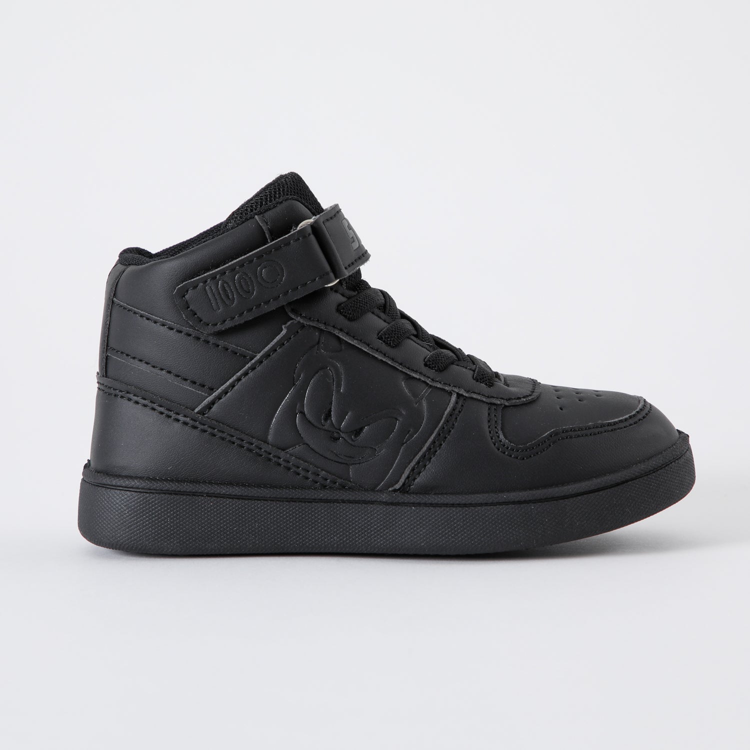 Zapatilla Escolar Niño Caña Negro Sonic