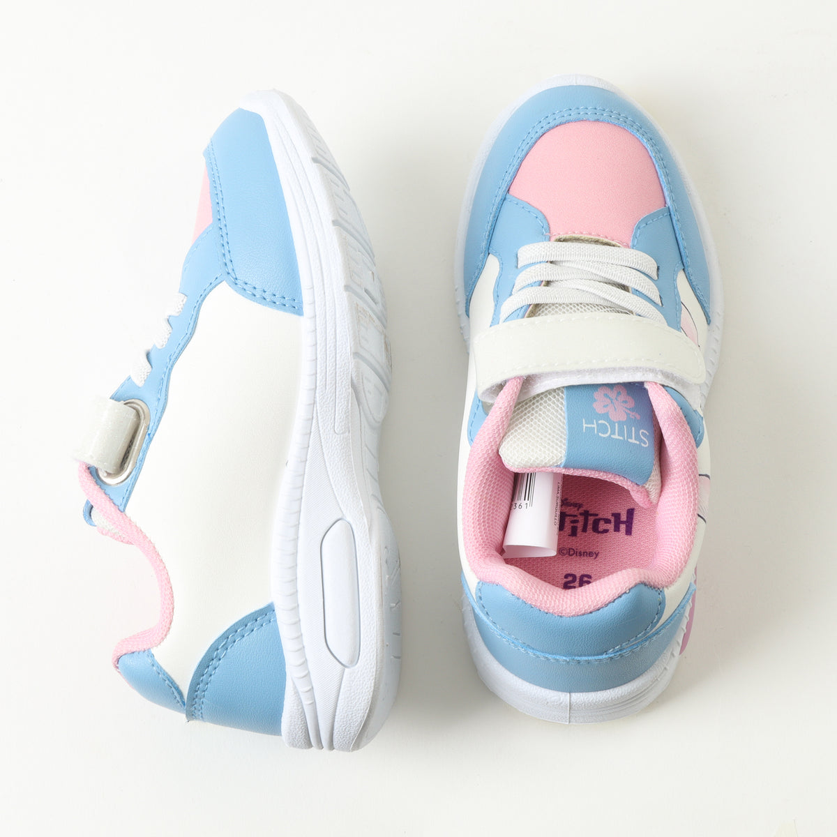 Zapatillas Con Luces Niña Lilo & Stitch Looking Cute Celeste Disney
