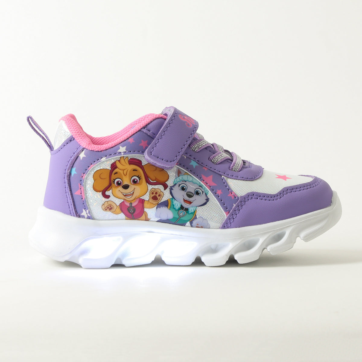 Zapatillas Con Luces Niña Stars Morado Paw Patrol