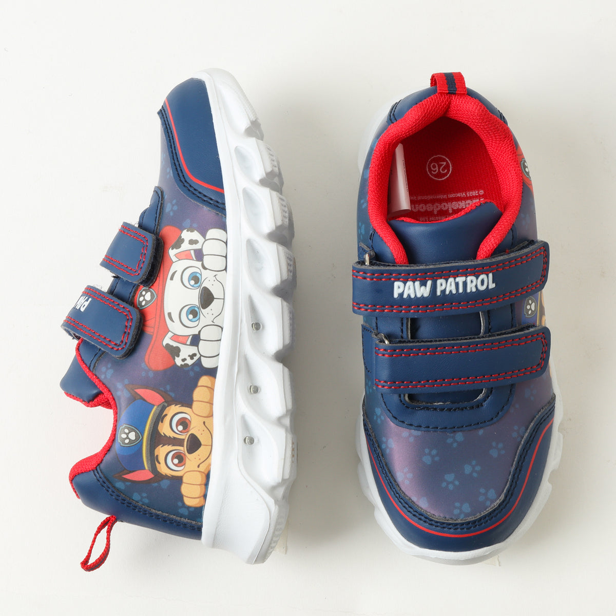 Zapatillas Con Luces Niño Duo Paws Azul Paw Patrol