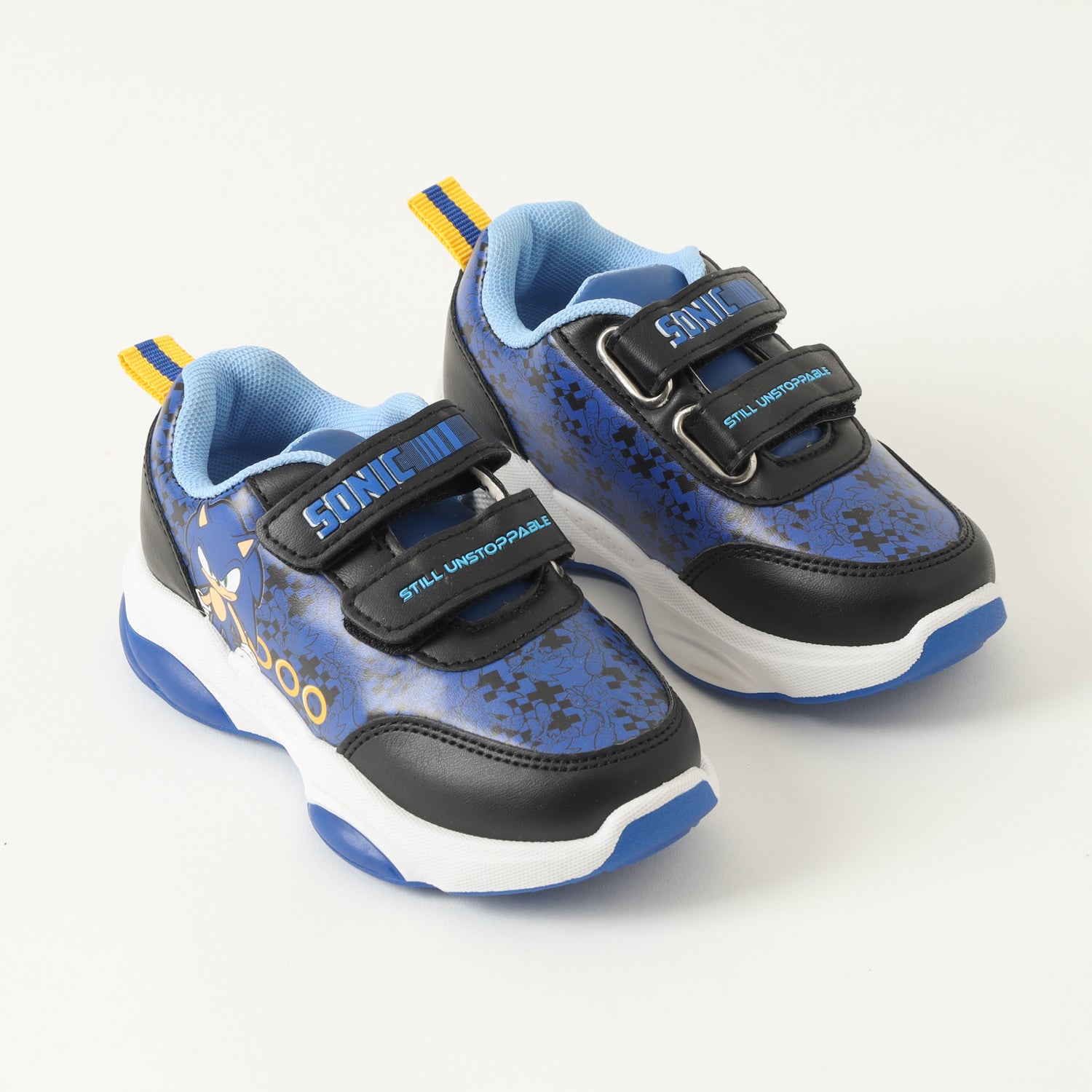 Zapatilla Con Luces Niño Serious Azul Sonic