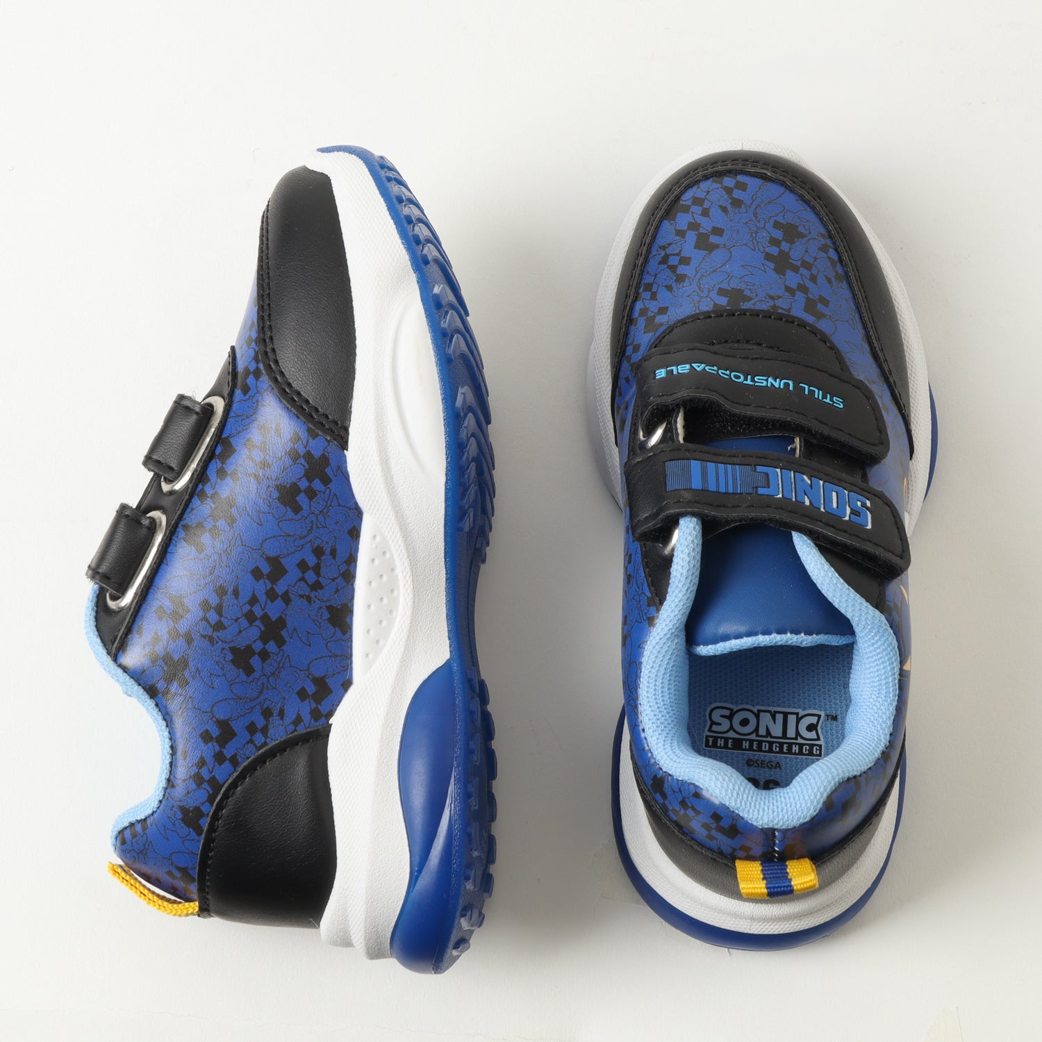 Zapatilla Con Luces Niño Serious Azul Sonic