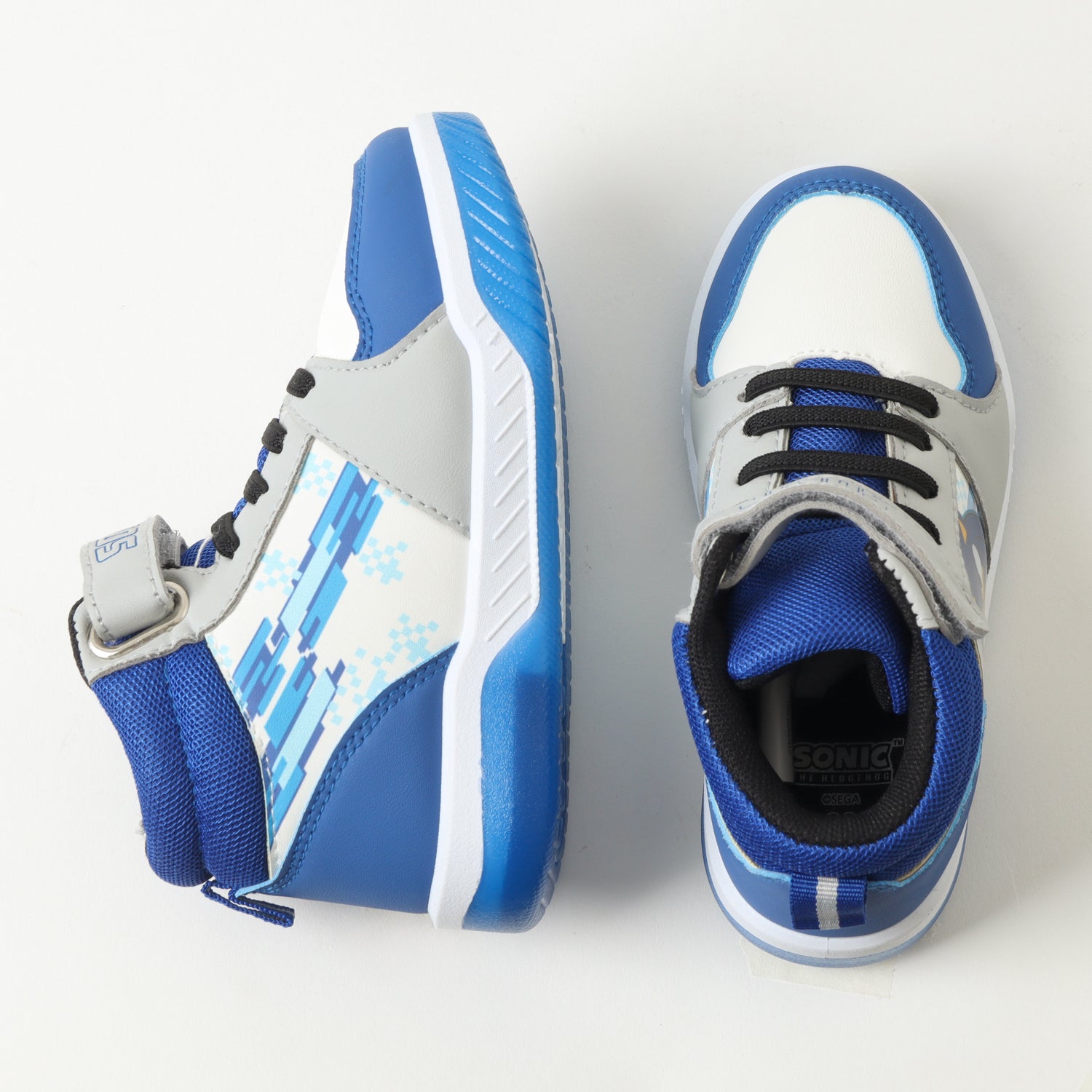 Zapatilla Con Luces Niño Go Fast Azul Sonic