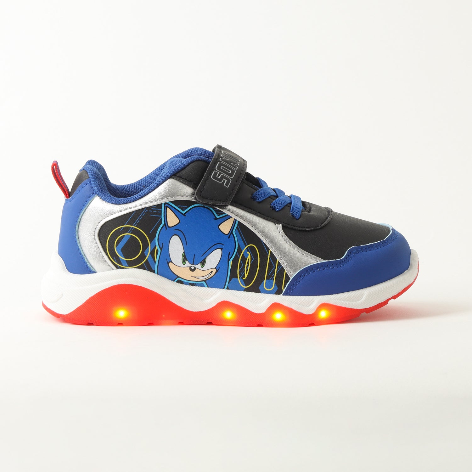 Zapatilla Con Luces Niño Challenging Azul Sonic