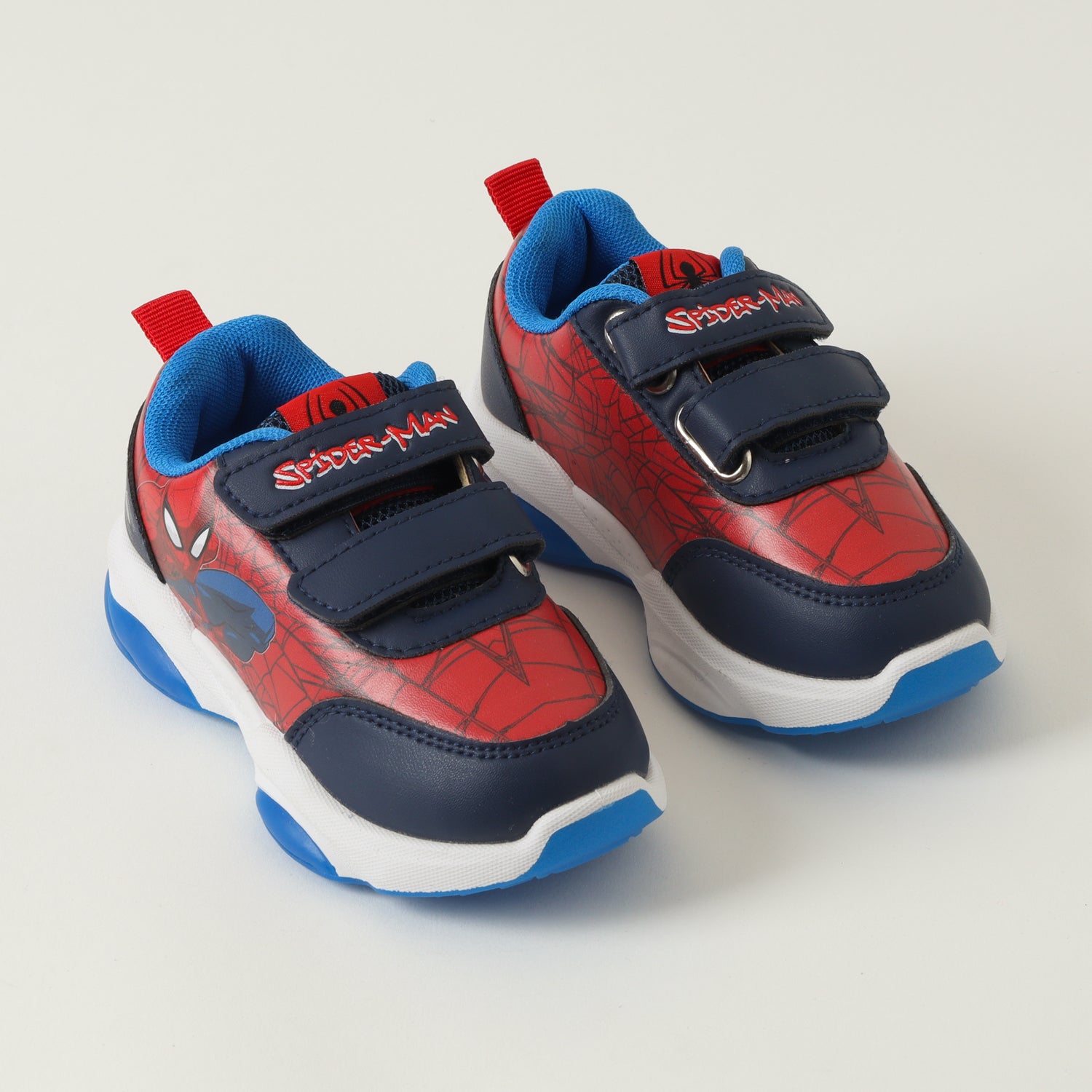 Zapatillas Con Luces Niño Spiderman Webfoot Rojo Marvel