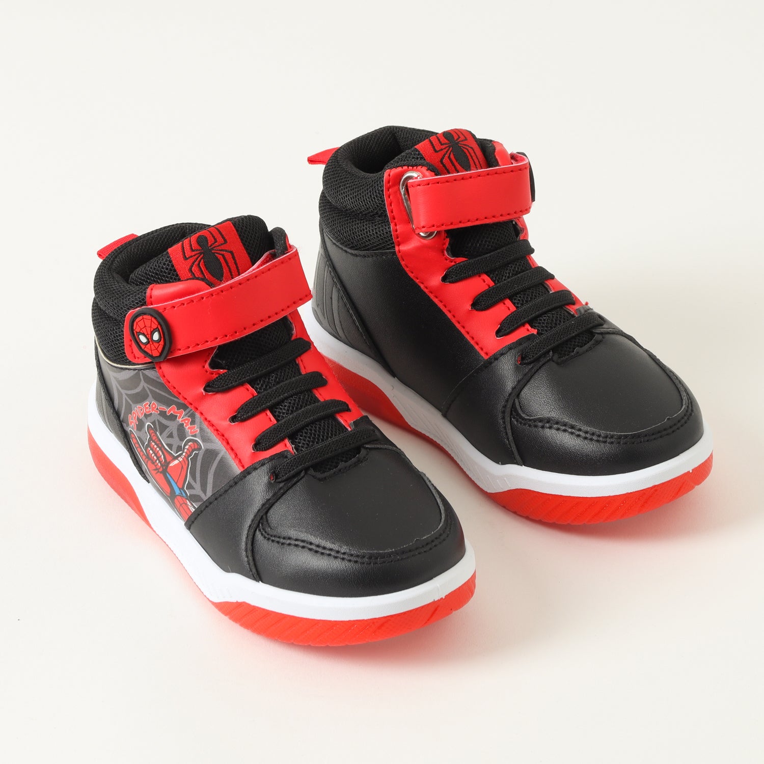 Zapatillas Con Luces Niño Spiderman Hand Gesture Negro Marvel