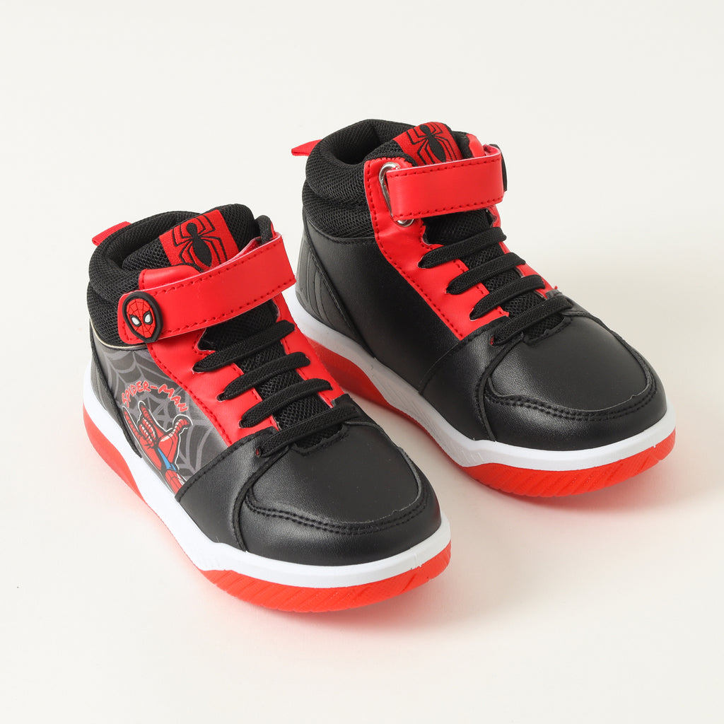 Zapatilla Con Luces Niño Spiderman Hand Gesture Negro Marvel