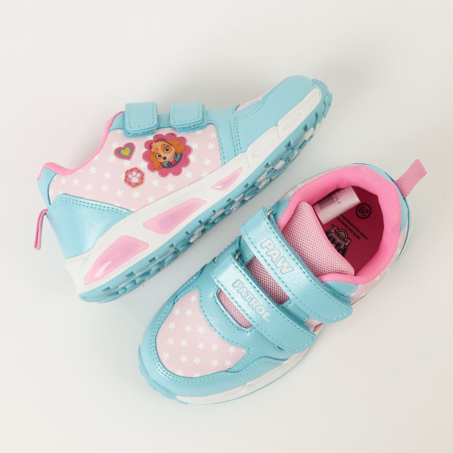 Zapatillas Con Luces Niña Celeste Skye Paw Patrol