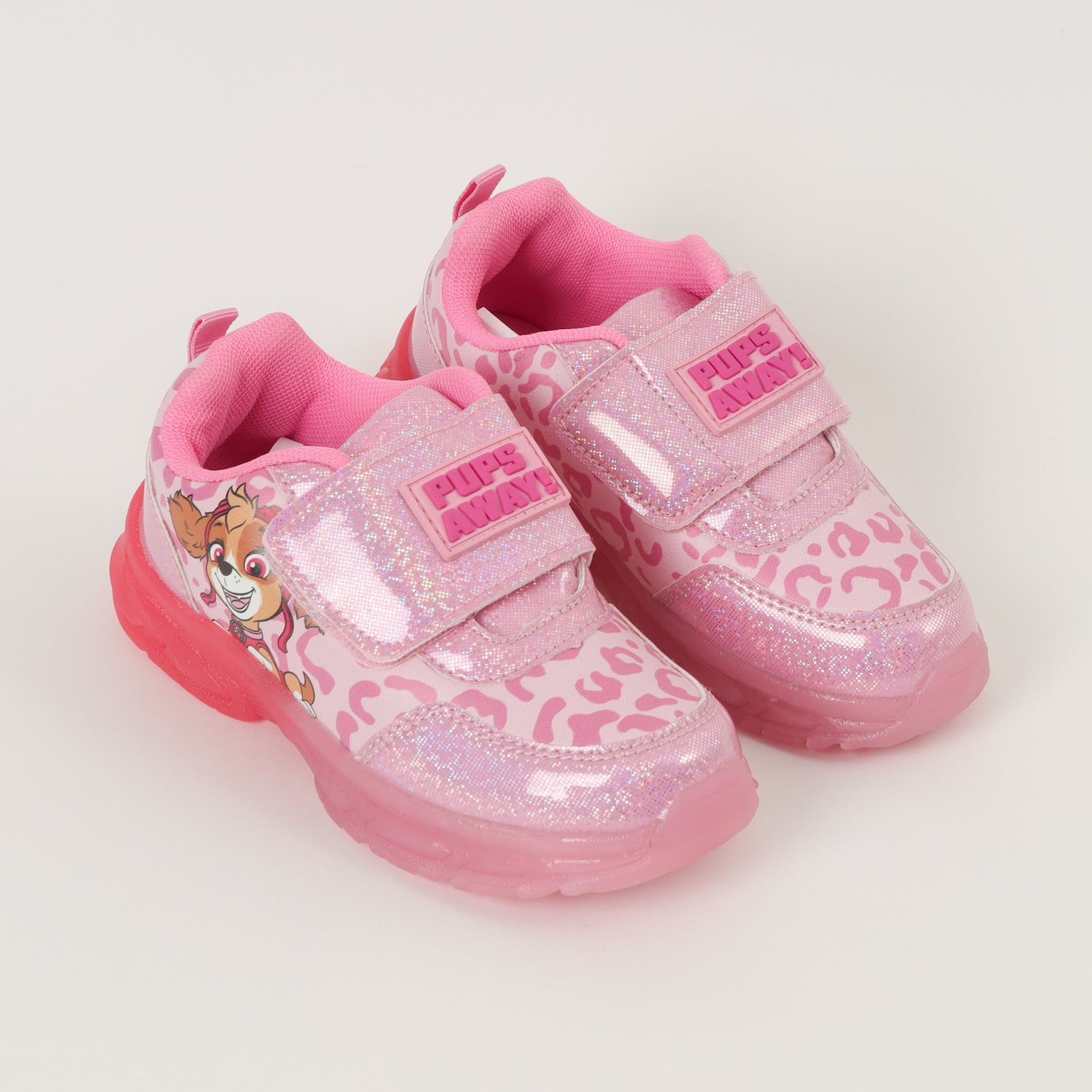 Zapatilla Con Luces Niña Skye Pups Way Rosado Paw Patrol