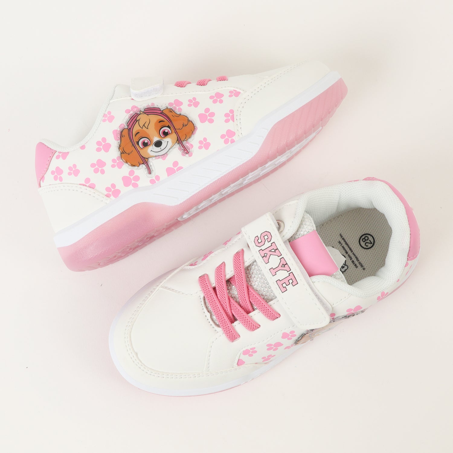 Zapatilla Con Luces Niña Skye Detalles Blanco Paw Patrol