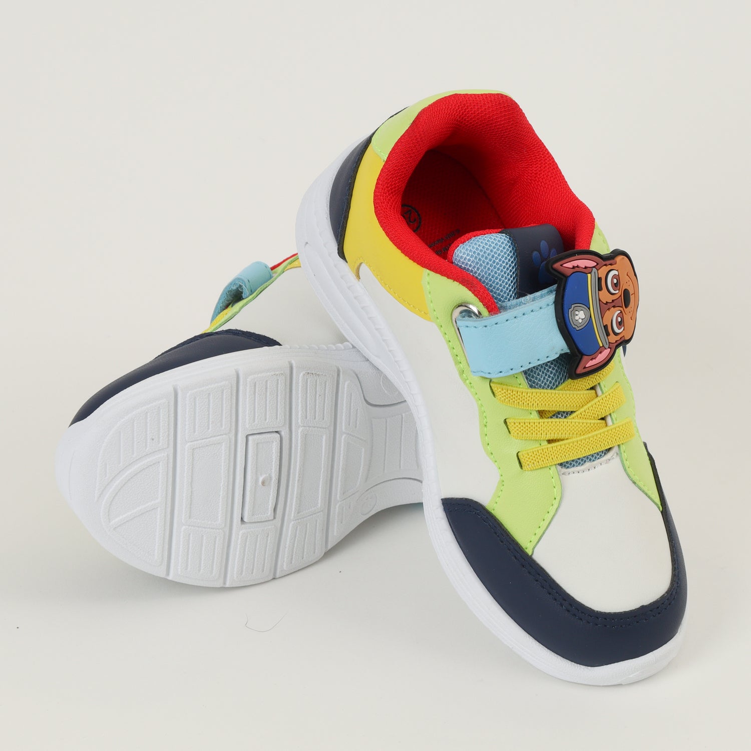 Zapatilla Con Luces Niño Chase Iconos Blanco Paw Patrol