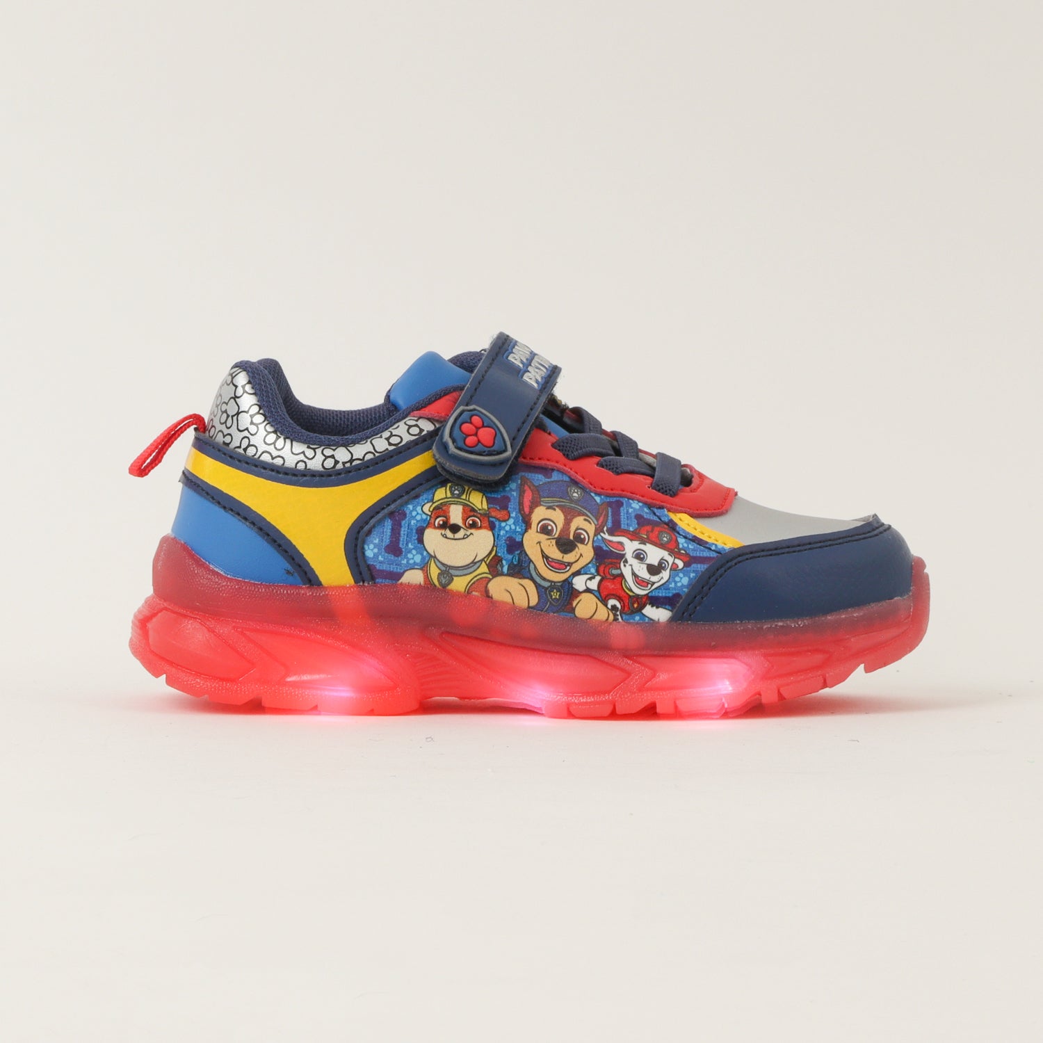 Zapatilla Con Luces Niño Chase Y Sus Amigos Rojo Paw Patrol