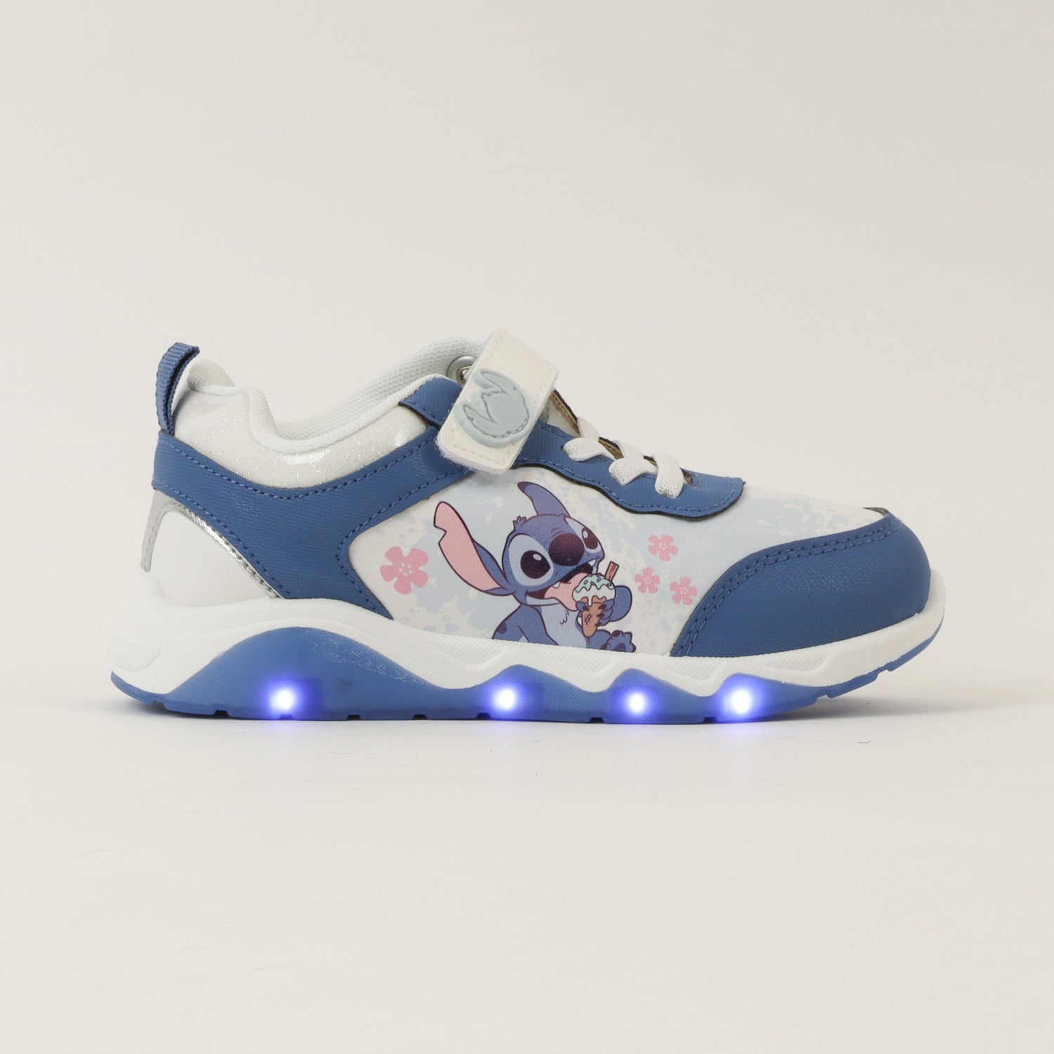 Zapatilla Con Luces Niña Lilo & Stitch Ice Cream Azul Disney
