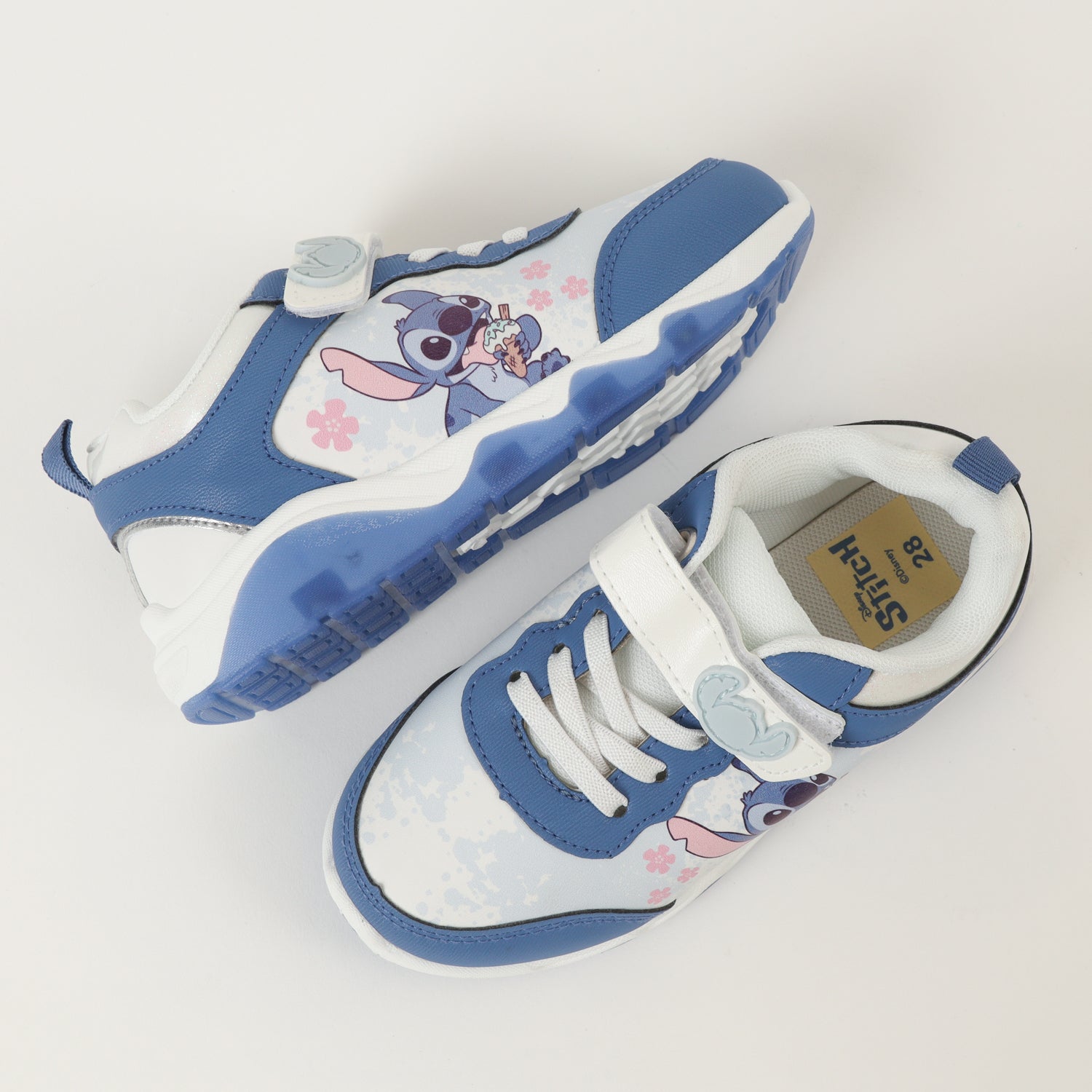 Zapatilla Con Luces Niña Lilo & Stitch Ice Cream Azul Disney