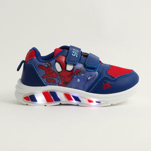 Zapatilla Con Luces Niño Spidey Flying Azul Marvel