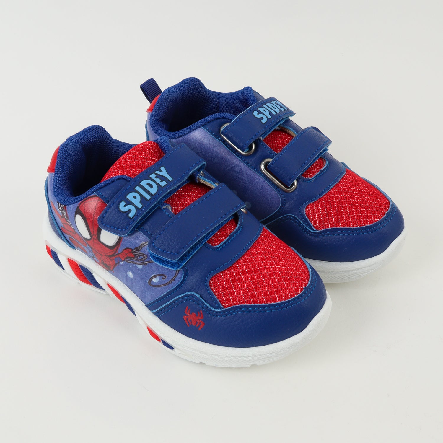 Zapatilla Con Luces Niño Spidey Flying Azul Marvel