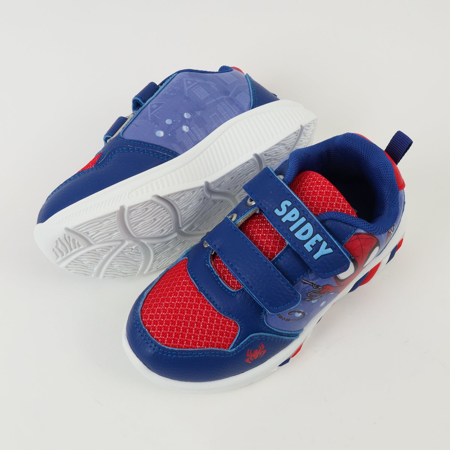 Zapatilla Con Luces Niño Spidey Flying Azul Marvel