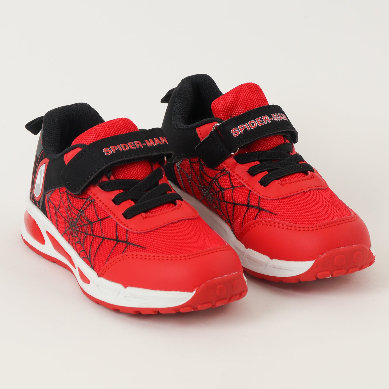 Zapatilla Con Luces Niño Spiderman Ojos Rojo Marvel