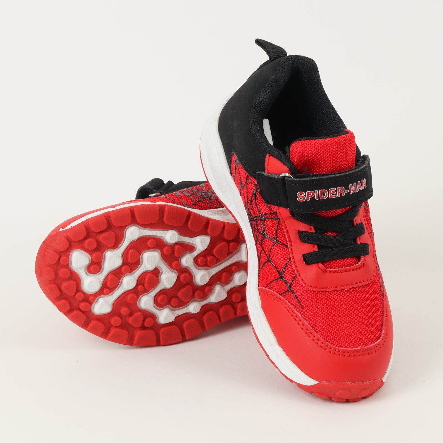 Zapatilla Con Luces Niño Spiderman Ojos Rojo Marvel