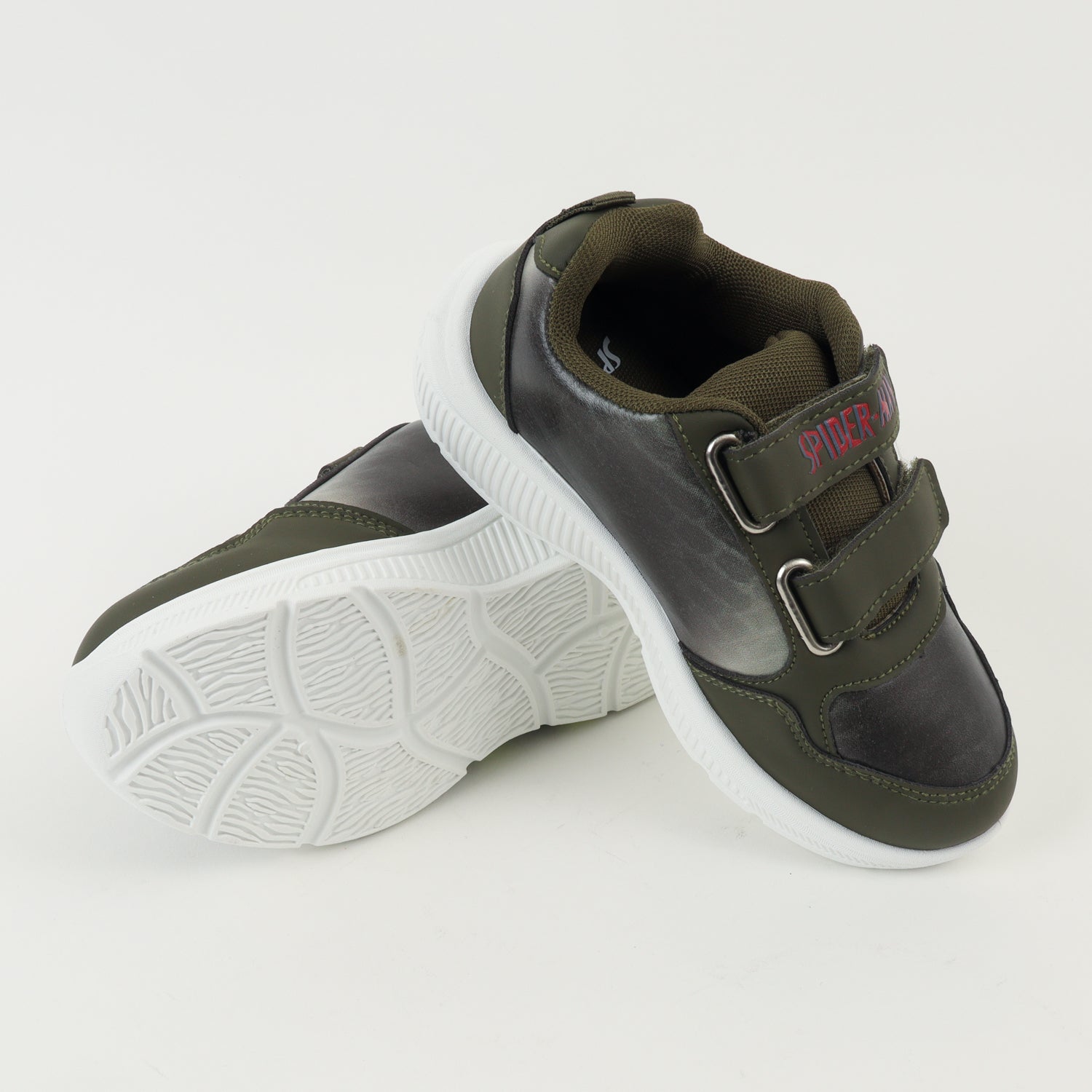 Zapatilla Con Luces Niño Spiderman Black Suit Negro Marvel