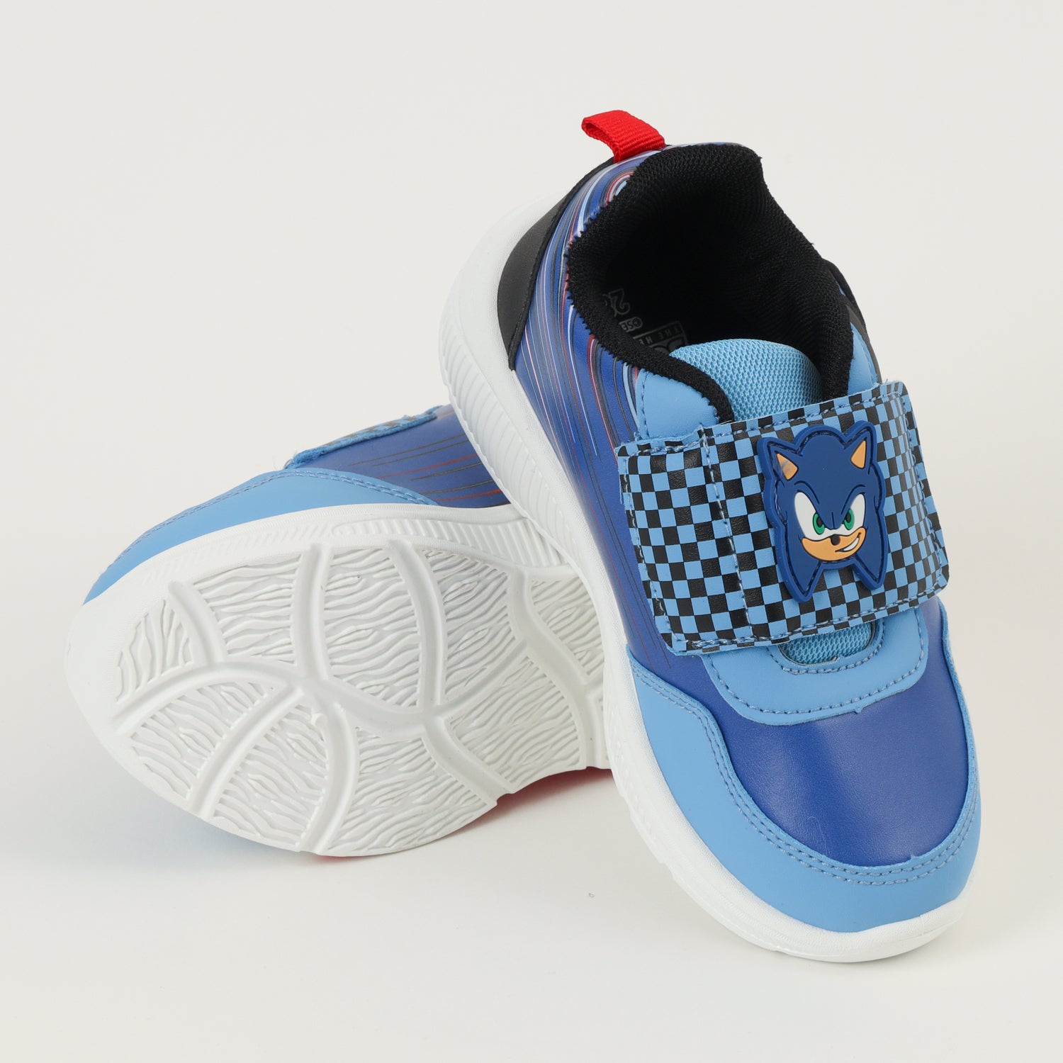 Zapatilla Con Luces Niño Cuadrille Azul Sonic