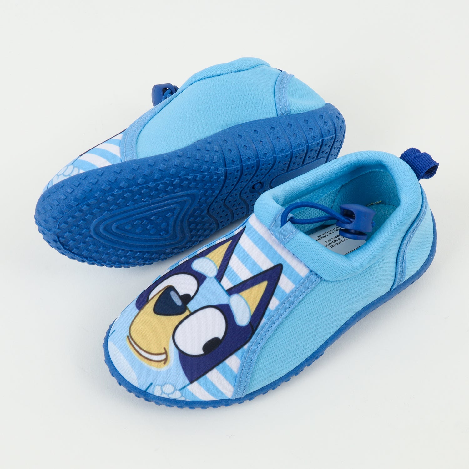 Zapato De Agua Niño Celeste Sonrisa Bluey