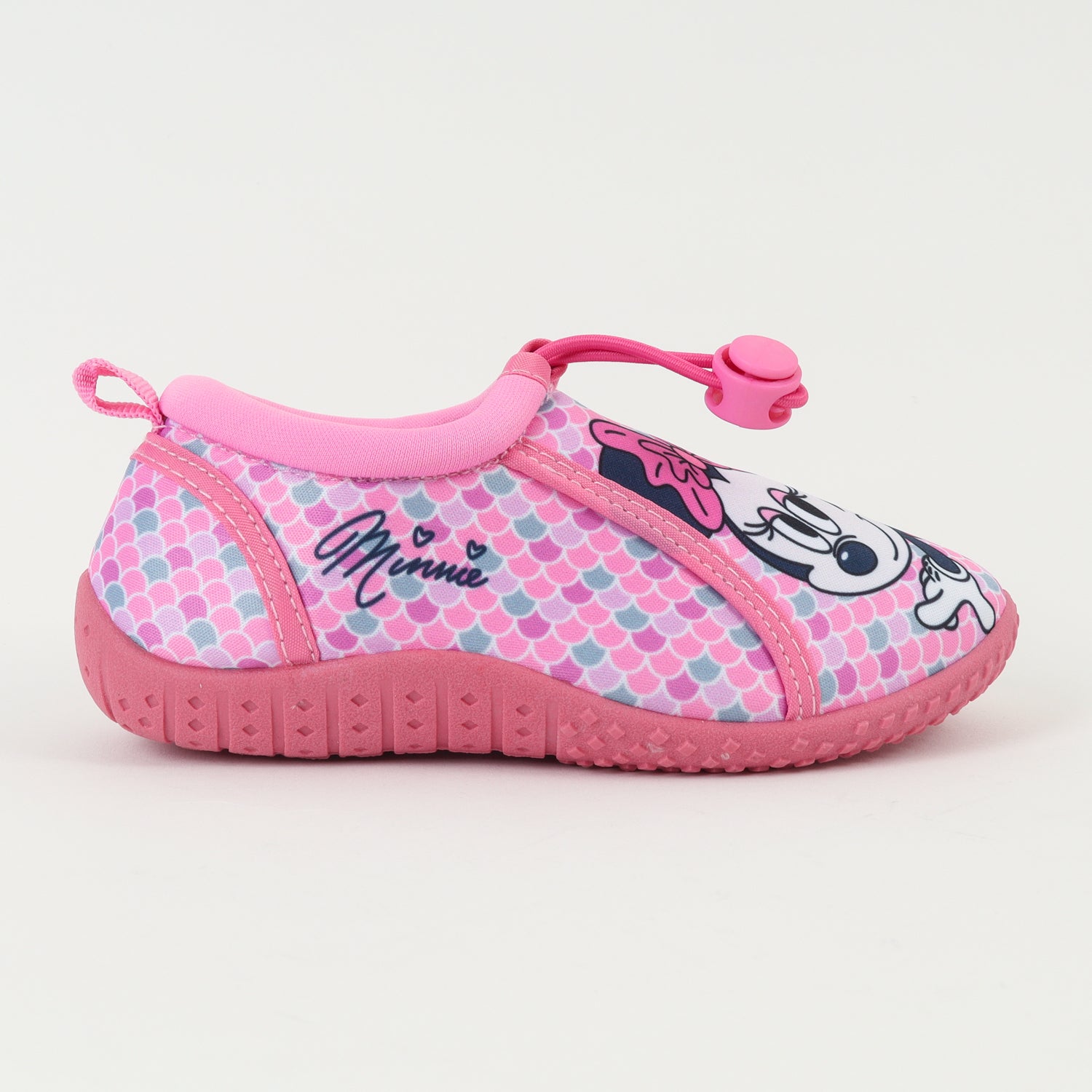 Zapato De Agua Niña Rosado Escamas Minnie Disney