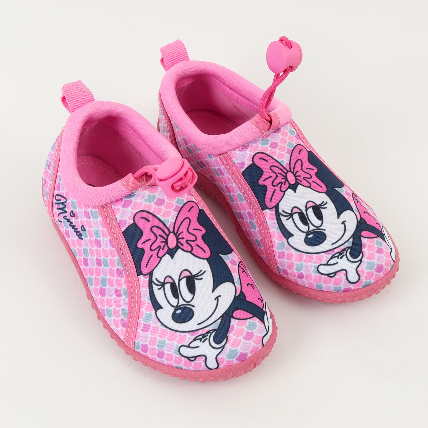 Zapato De Agua Niña Rosado Escamas Minnie Disney