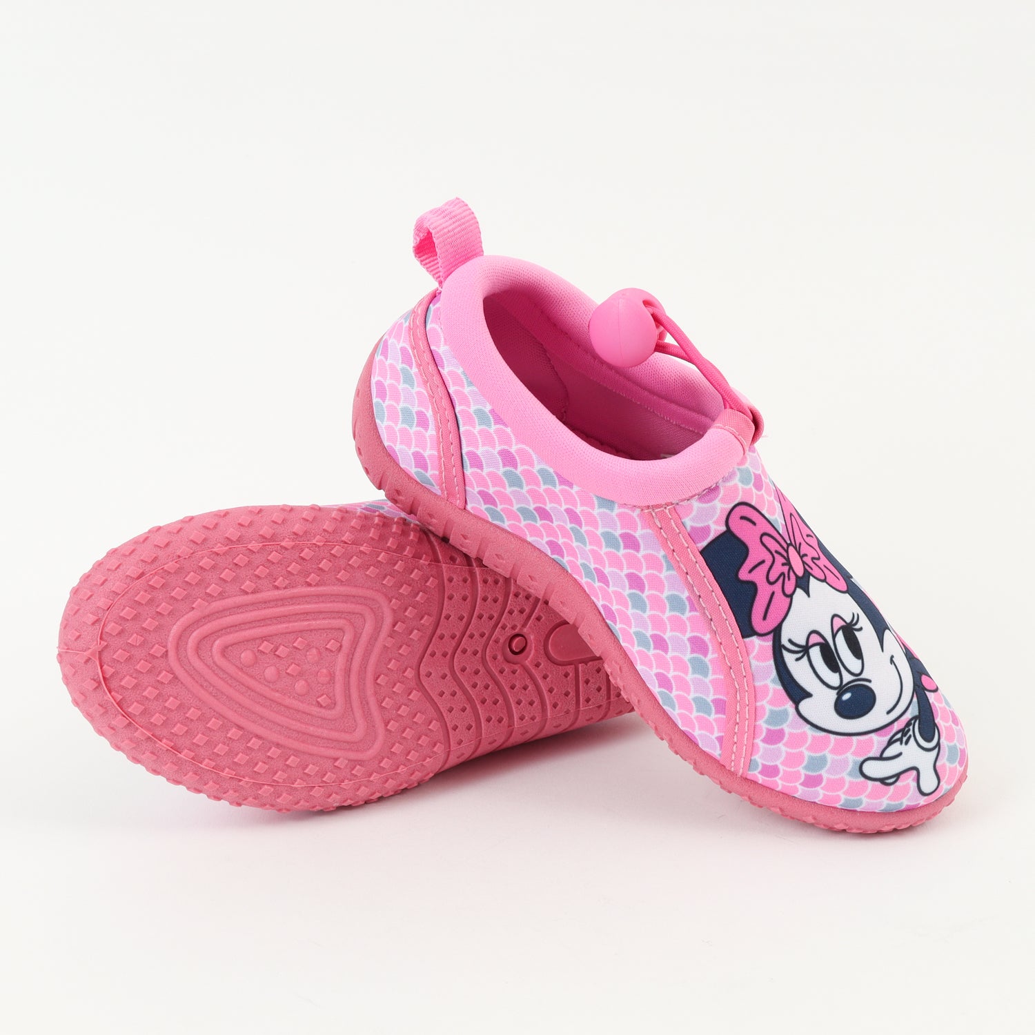 Zapato De Agua Niña Rosado Escamas Minnie Disney