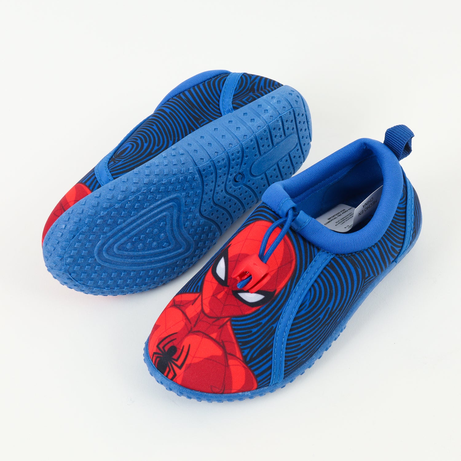 Zapato De Agua Niño Azul Personaje Torso Spiderman Marvel