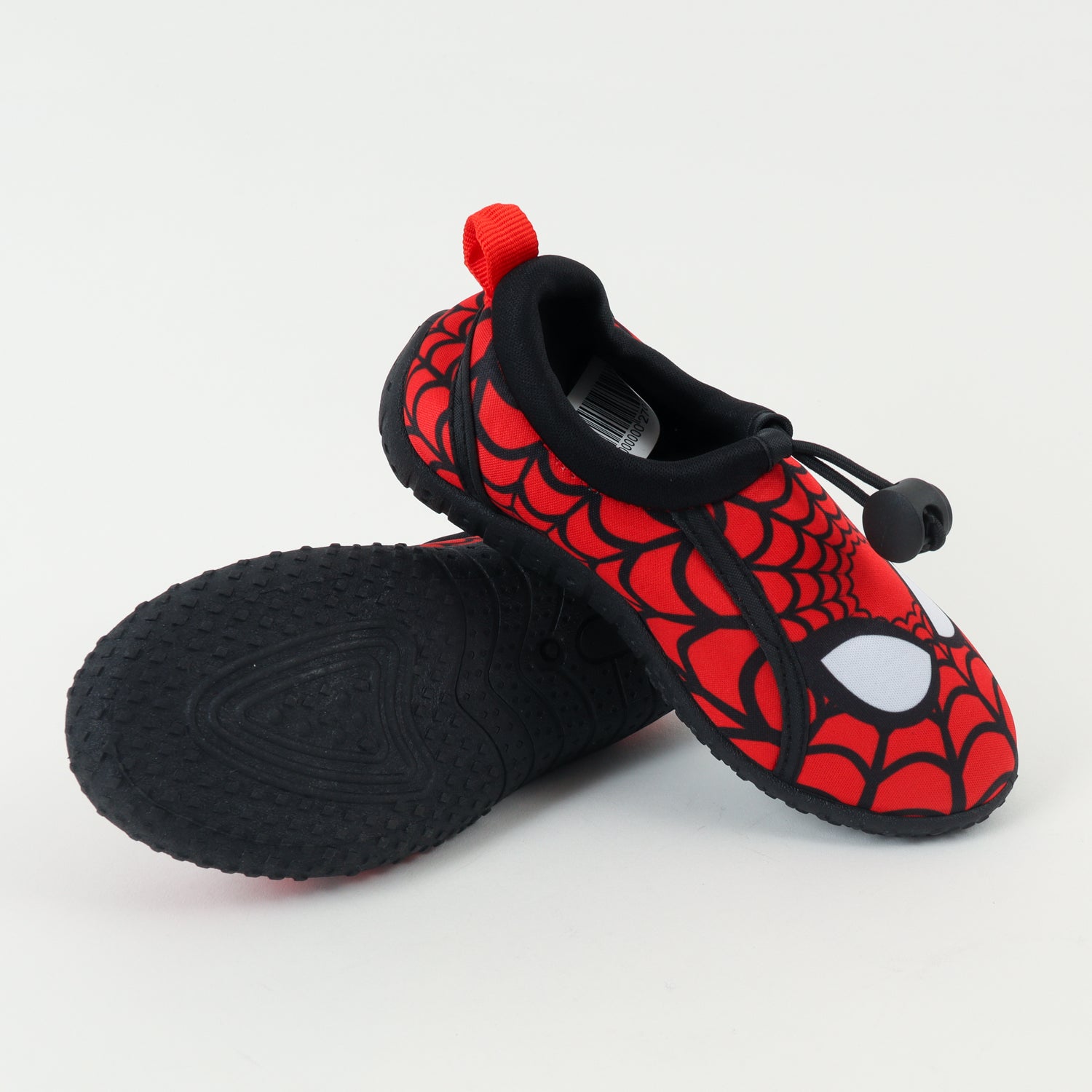 Zapato De Agua Niño Rojo Telaraña Y Ojos Spiderman Marvel