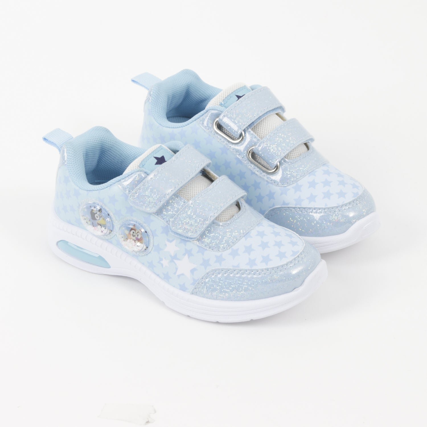 Zapatillas con luces Niña Celeste Estrellas Bluey
