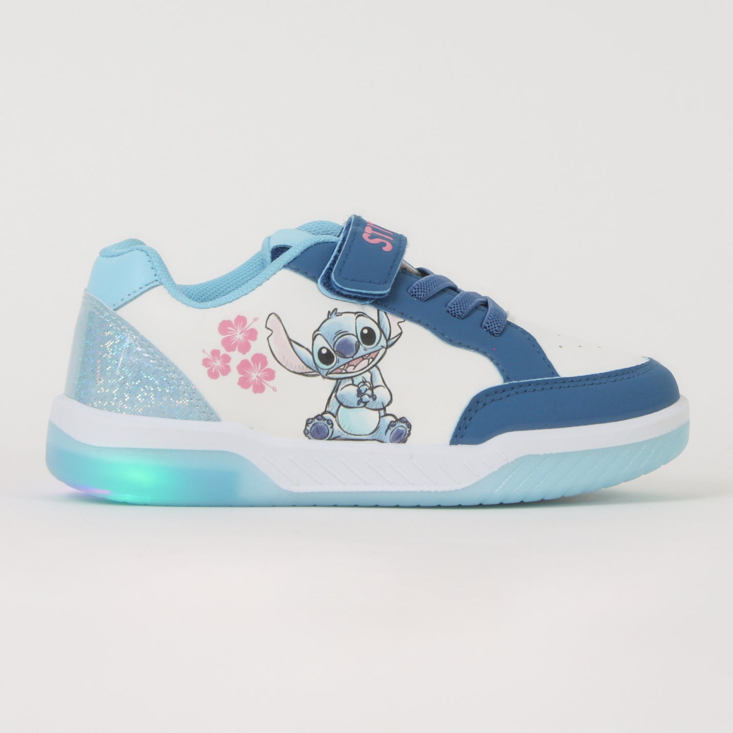 Zapatillas con luces Niña Blanco Flores Lilo & Stitch Disney