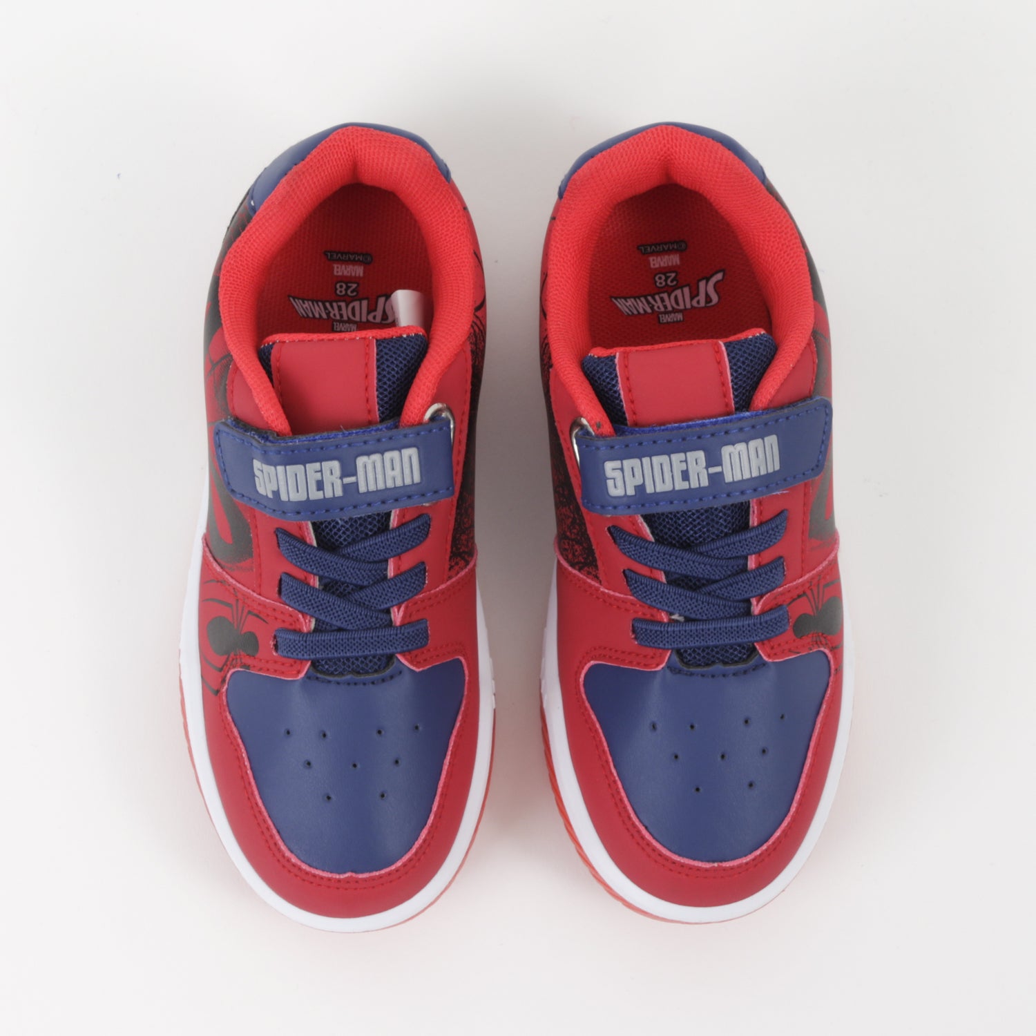 Zapatillas con luces Niño Rojo Ojos Spiderman Marvel